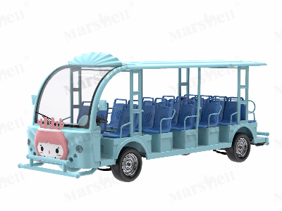 珊瑚主題造型電動觀光車